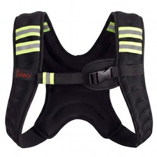 Sunny Health & Fitness Fixed Weighted Vest with Adjustable Straps and Reflective