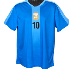 Argentina Lionel Messi Men's Soccer Tee Size S