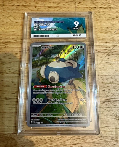 Pokémon Company Snorlax 051 - SV Promo Cards - Holo English - ACE 9 Mint