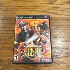 Firefighter F.D.18 Sony PlayStation 2, 2004, Complete in Box, Tested