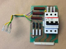 SM SIEB & MEYER CIRCUIT BOARD 21.45.04 W/ ABB CIRCUIT BREAKER S263 B20