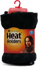 Damen Winter Halsmanschette Heat Holders Schwarz
