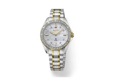 SEIKO レディース 腕時計 Seiko SUR622 Prospex Quartz diamond Mother of Pearl Women's Watch