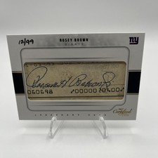 2017 Panini Certified Cuts - Legendary Cuts Rosey Brown #LC-RB /99 (AU)