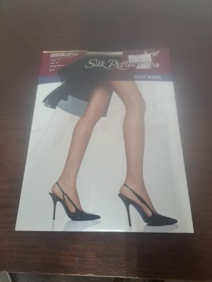 Hanes Silk Reflections Silky Sheer Control Top Reinf Toe  Barely There Style 718