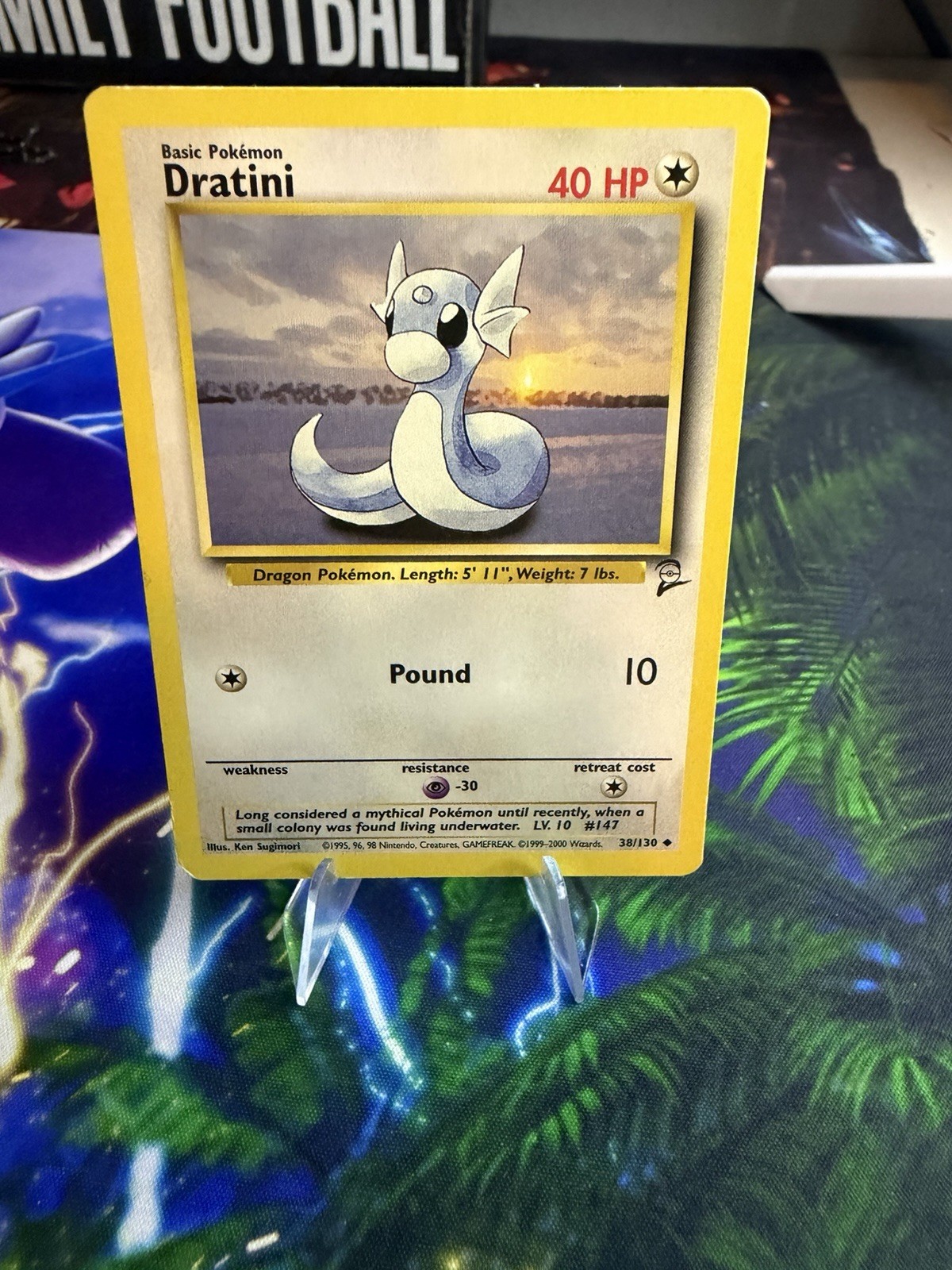Pokémon TCG Dratini Base Set 2 38/130 Regular Unlimited Uncommon