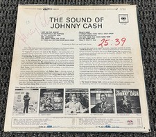 Johnny Cash Signed Autograph 1962 The Sounds Of Johnny Cash Vinyl Album PSA/DNA 
