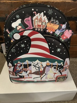 Disney The Nightmare Before Christmas Carousel Glow Mini Backpack - NWT