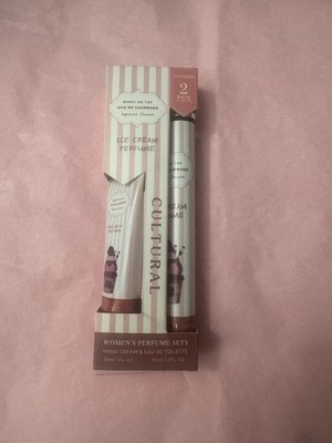 Lattafa ''Berry on Top Give Me Gourmand'' Eau de Parfum and Hand Cream Set.