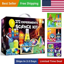 272 Experiments Science Kit for Kids, Chemistry Set, S.T.E.M Toys Boys Girls ...