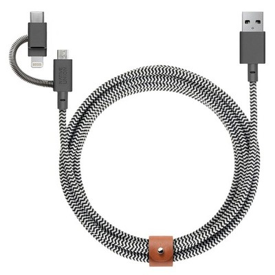 Native Union Belt Cable Universal 2m Zebra