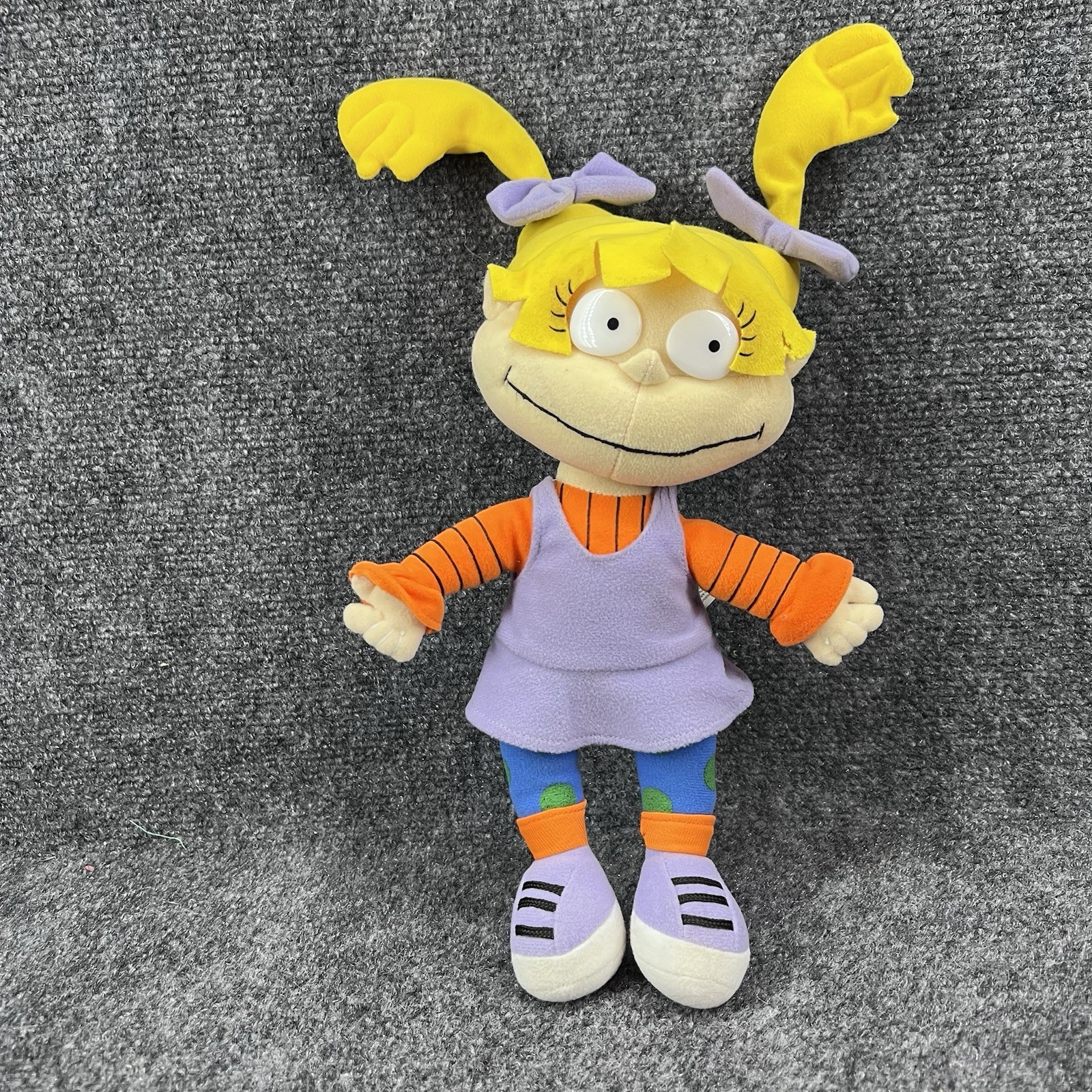 Vintage Rugrats  Angelica Pickles 11” Plush 2000 Nanco Viacom Nickelodeon