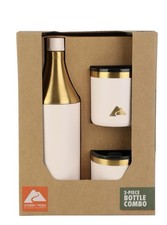 Juego de botellas de vino Ozark Trail 10 oz vaso de vino 34 oz melocotón esmerilado