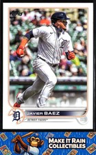 Javier Baez 2022 Topps Update #US89 Detroit Tigers Baseball