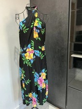 Lauren Ralph Lauren floral print halter neck dress - Size US12/UK16 (DR219)