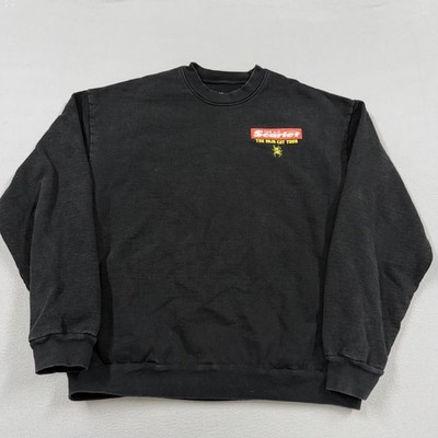 Doja Cat Sweatshirt Mens XL Black Fleece Crewneck Pullover Scarlet Tour Graphic