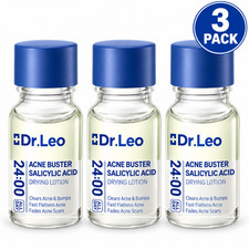 3PCS Dr.Leo Drying Lotion Acne Treatment Salicylic Acid Niacinamide Sulfur 20ml
