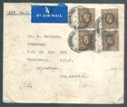 GB 1939 George V airmail cover BELFAST to Argentina