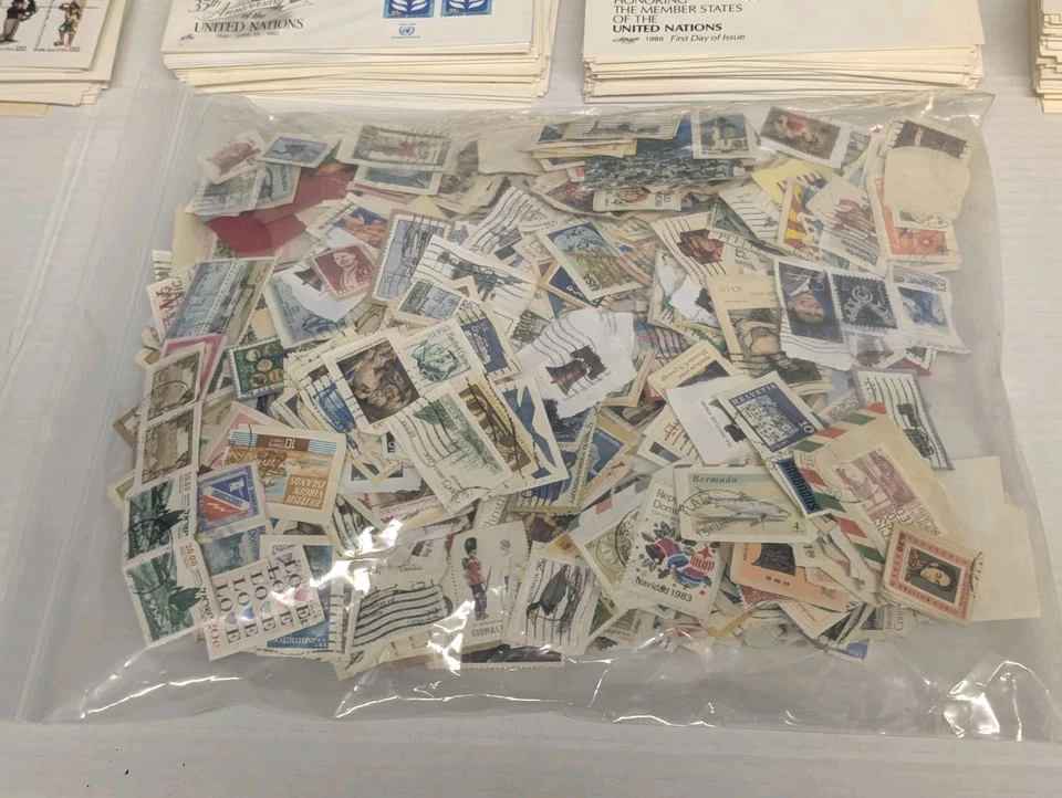 Huge VTG Stamp Collection Gold Replicas Sports Presidents International & More - Image 2 of 4