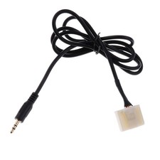 Car 3.5mm Audio AUX Cable Input Adapter For Sequoia