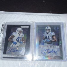 Panini Prizm Antoine Bethea Indianapolis Colts Autograph Card Lot NFL