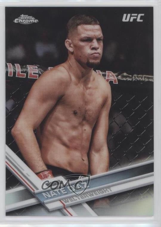 2017 Topps Chrome UFC Refractor Nate Diaz #55 06iv