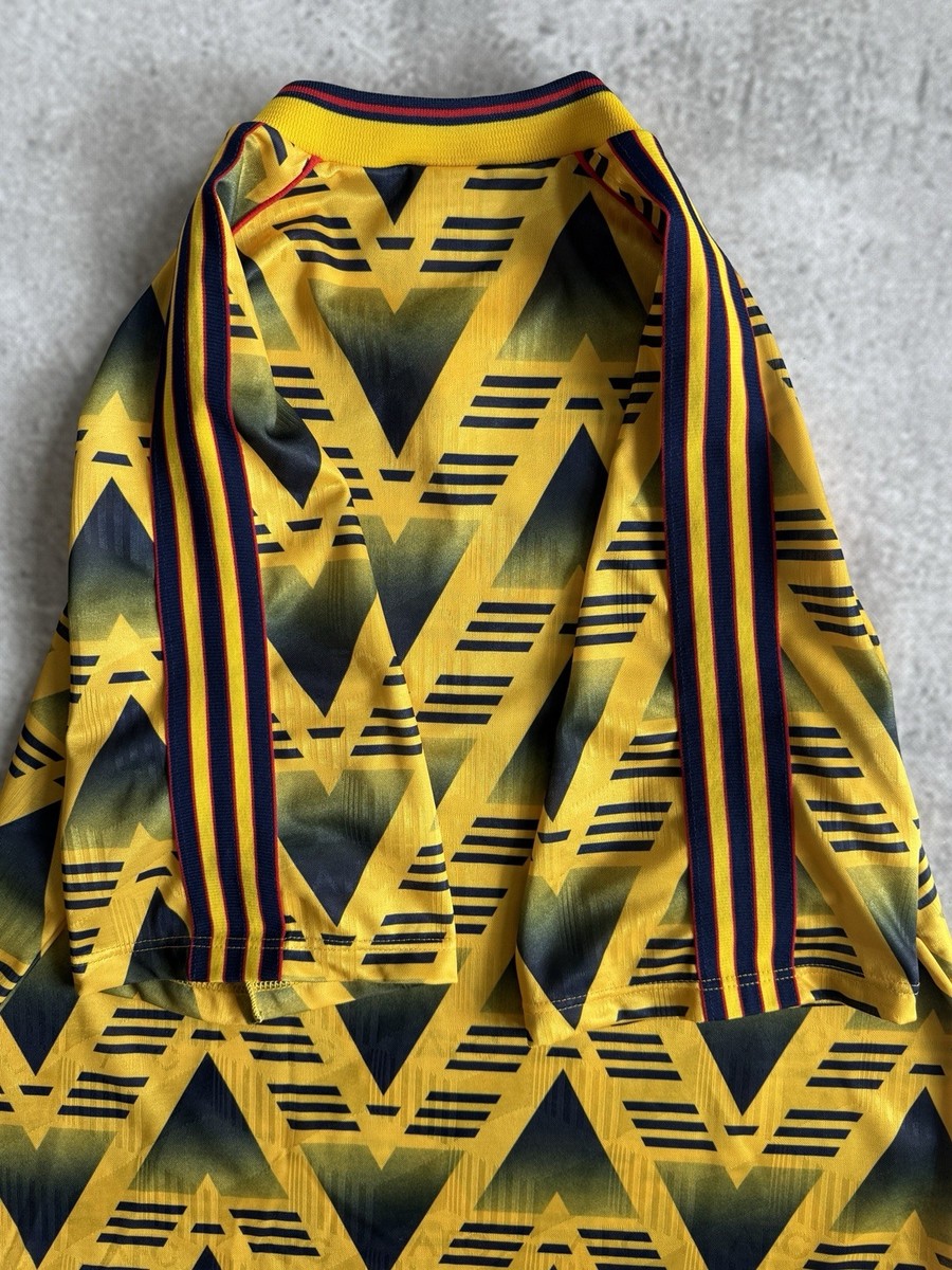 Arsenal 1991 1993 Away Bruised Banana Vintage Authentic Soccer