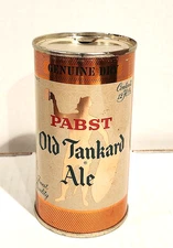 Pabst Old Tankard Ale 12oz flat-top beer can Pabst Brewing Co Milwaukee WI
