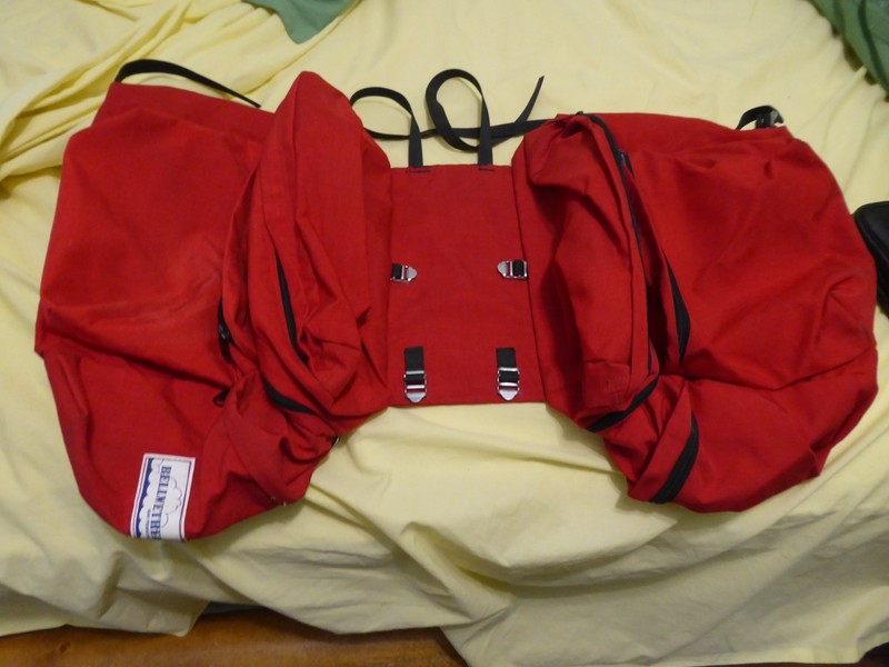Bike panniers Vintage Bellwether Red
