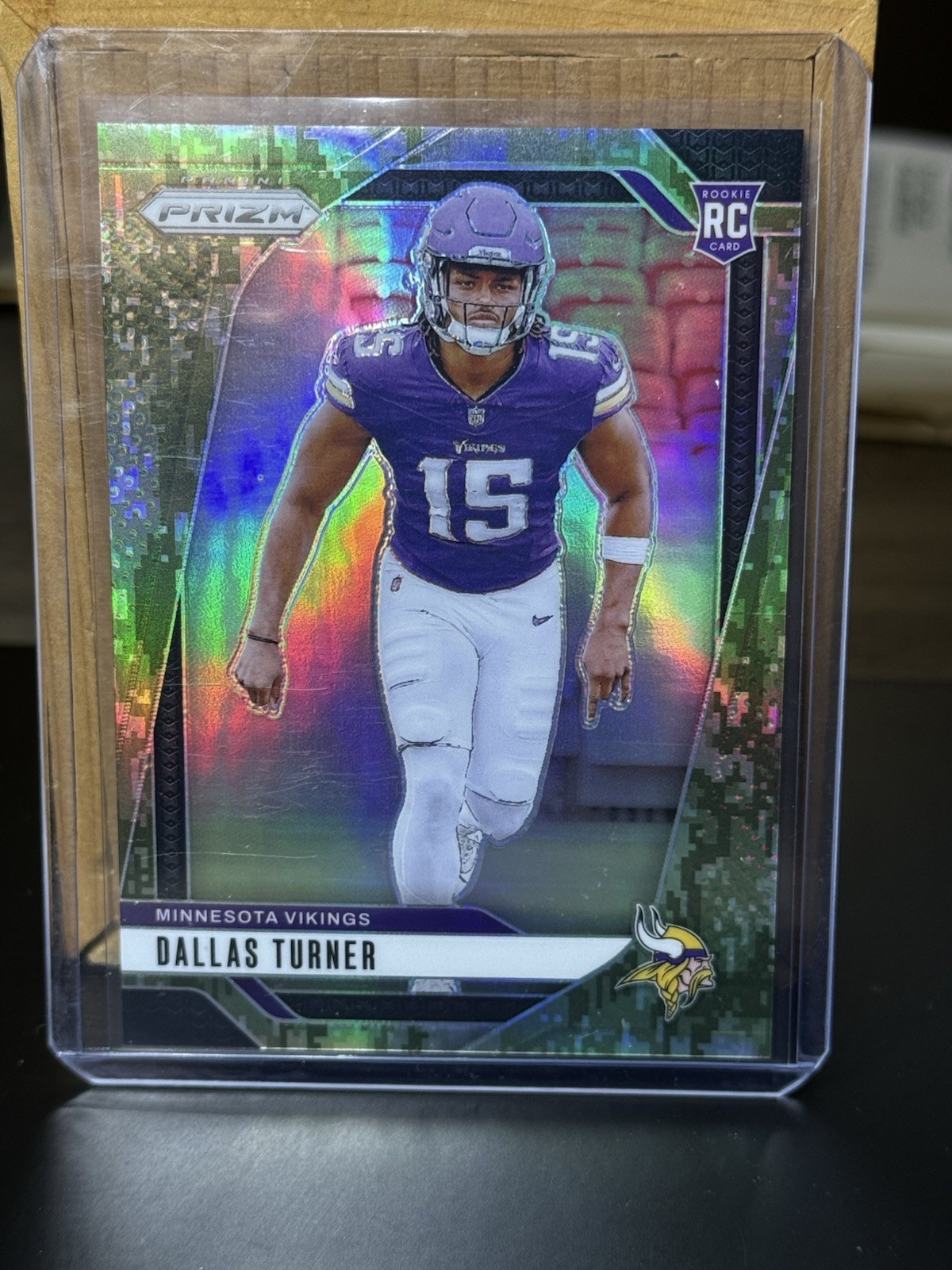 2024 Panini Prizm - Rookies Dallas Turner #324 Forest Camo 1/15 Jersey Match RC