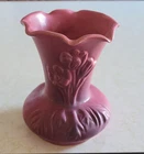 Van Briggle Art Pottery Anemone Vase Mulberry 5 1/4 inch Vintage Vase Signed