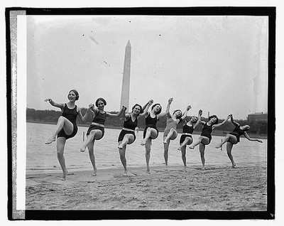 Photo:Morgan Dancers Washington Monument 1923