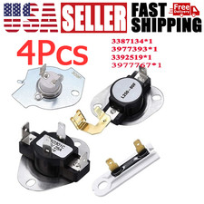 Dryer Replacement Part Thermostat Thermal Fuse Kit 3392519 3387134 for Whirlpool