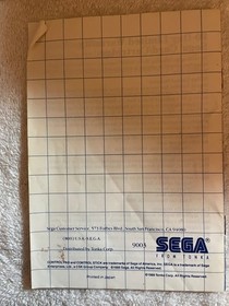 Sega Master System SpellCaster Cartridge Game - Tested/Works - Complete CIB