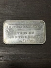 Engelhard 1 Troy Ounce .999 Fine Silver Bar with Serial #PJ71800