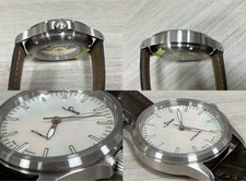 Men's Watch Sinn Automatic Round Case 38mm White Dial Replacement Strap Analog