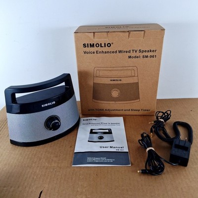 Simolio SM-961 Wireless TV Speaker Speaker With Adapter Tested Working