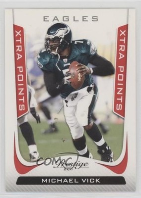 2011 Panini Prestige Xtra Points Red 68/100 Michael Vick #153 nd3