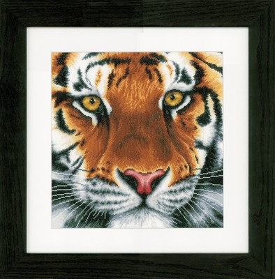 Lanarte Counted Cross Stitch Kit: Tiger (Evenweave)