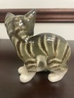 Vintage LOMONOSOV IMPERIAL PORCELAIN FIGURINE CAT GRAY KITTEN — photo 3