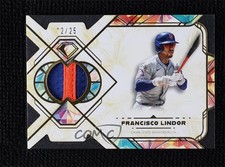 2025 Topps Diamond Icons Single Player Relics 12/25 Francisco Lindor 0x5t