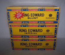 Lot of 3 Cigar Boxes   2 King Edward The Seventh   1 New Blunt  All are empty