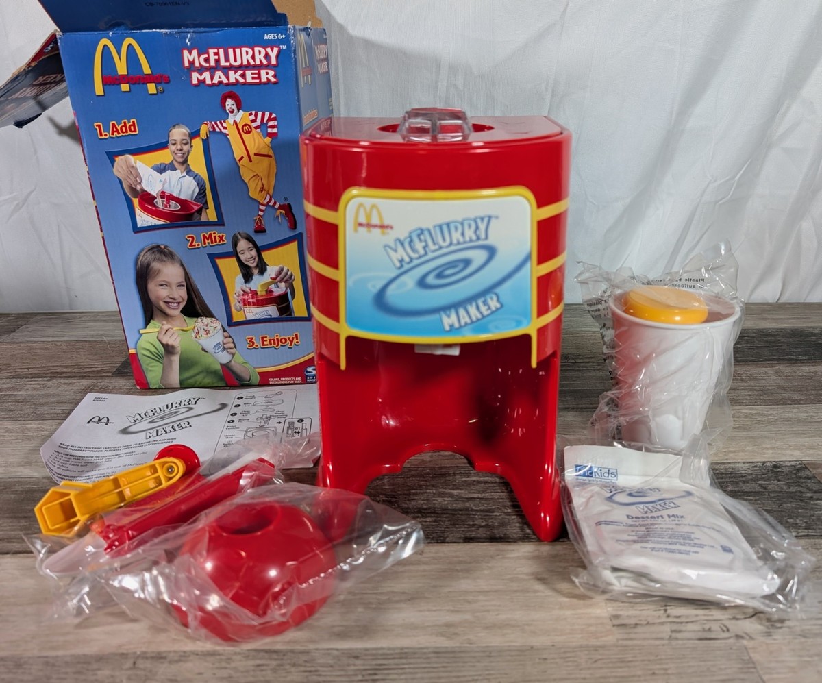 McDonalds McFlurry Maker 2003 Spin Master Vintage Ice Cream