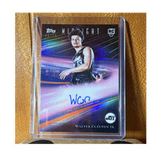 Topps Midnight Rookie Horizon Signatures Dusk Auto Walter Clayton Jr. Jazz 59/75
