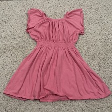 Girl’s GAP Coral Summer Dress W/ Elastic Waist Size L
