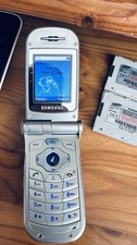 Samsung SGHV200 Flip Mobile Phone, Fully Functional,  incl 3 x batteries