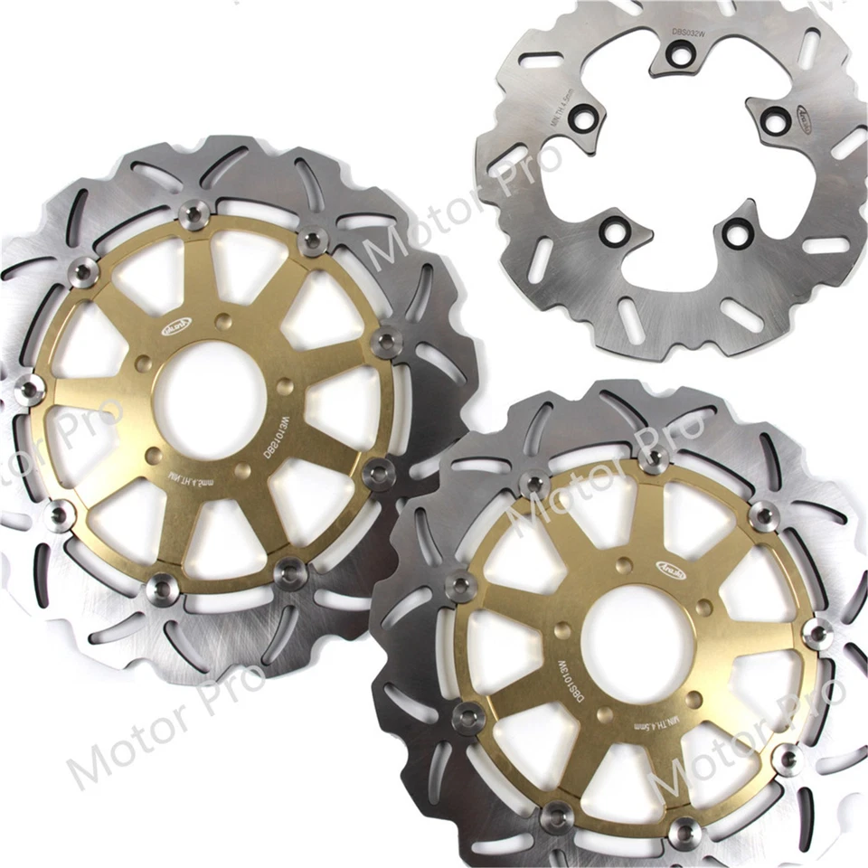 Front Rear Brake Rotors For Suzuki GSXR750 1996-2003 TL1000S 97-01 TL1000R 98-03 - Image 3 of 3