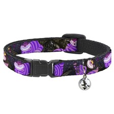 Cat Collar Breakaway with Bell Cheshire Cat T...