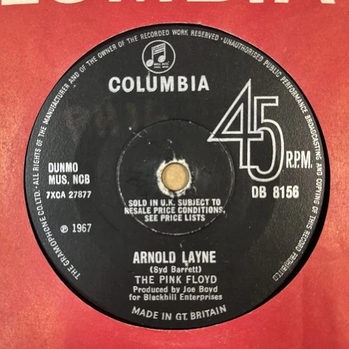 Pink Floyd - Arnold Layne/Candy and a Current Bun - OG UK Columbia 45 7" - CLIP