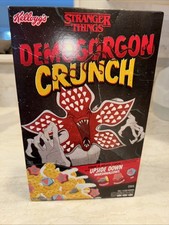 2025 Kellogg's X Stranger Things Demogorgon Crunch" Cereal - New Sealed Box